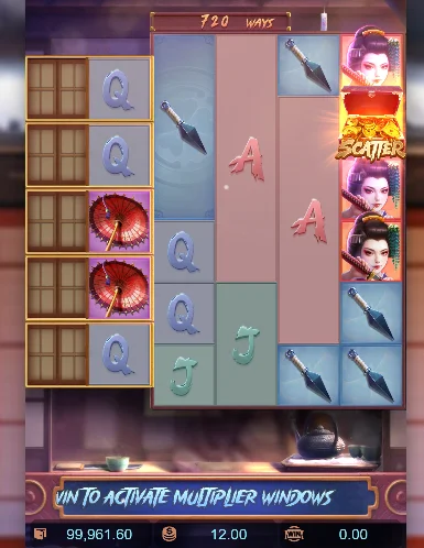 Multiplier aktif Cuplikan multiplier aktif pada Geisha's Revenge